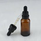 18mm popular shape tamper evident dropper cap glass pipette for CBD oil bottle