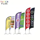 Flying Style Outdoor Advertising Beach Flag Small Feather Flag
