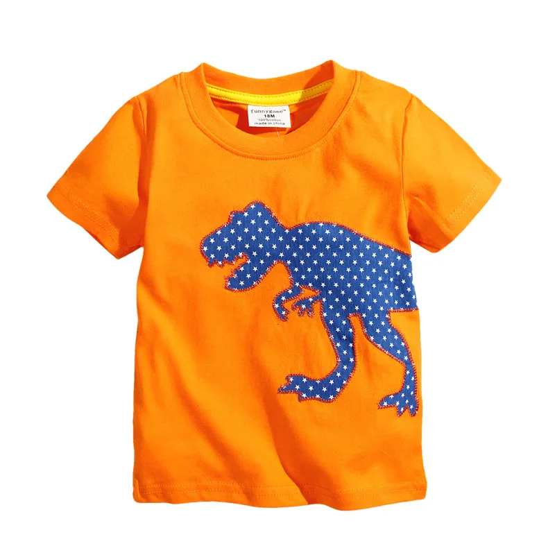 BINIDUCKLING-T-shirt-for-Boys-Clothing-2017-Brand-Baby-Boys-Summer-Tops-Tee-Shirt-Dinosaur-T