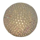 Custom christmas tree decoration styrofoam glitter ball