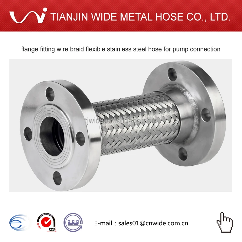 Wire Braid Antivibration Flexible Stainless Steel Hose Buy Flexible