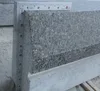 Cheaper LED grey granite curb 15x30 cm sawn cut finish with chamfer
