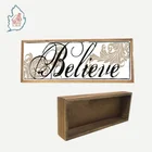Wood Word Plaque Wood Plaque Wood Custom Wood Word Plaque Wooden Plaque With Box