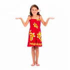 Children baby party dress floral summer casual dress for girls