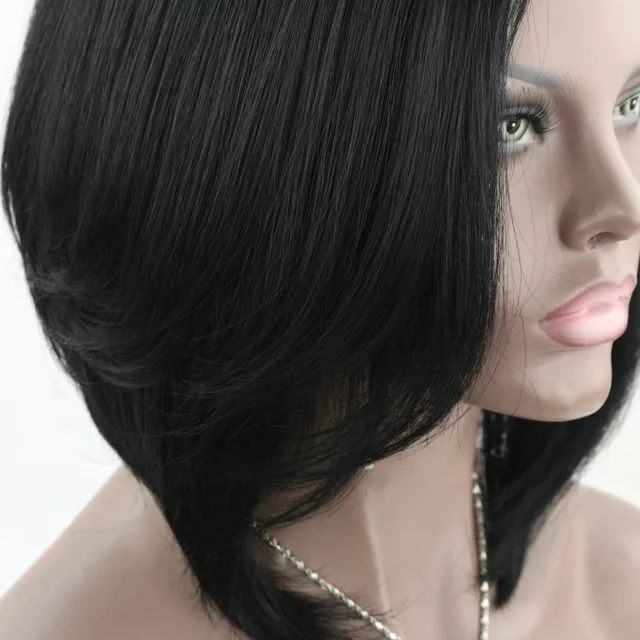 long black hair wig