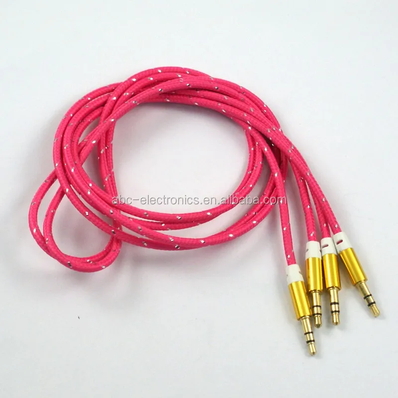 3.5mm To 3.5mm Audio Cable 1m Speaker Headphone Aux Cable Jack Cable For iPhone 6 7 Plus 5 - ANKUX.COM