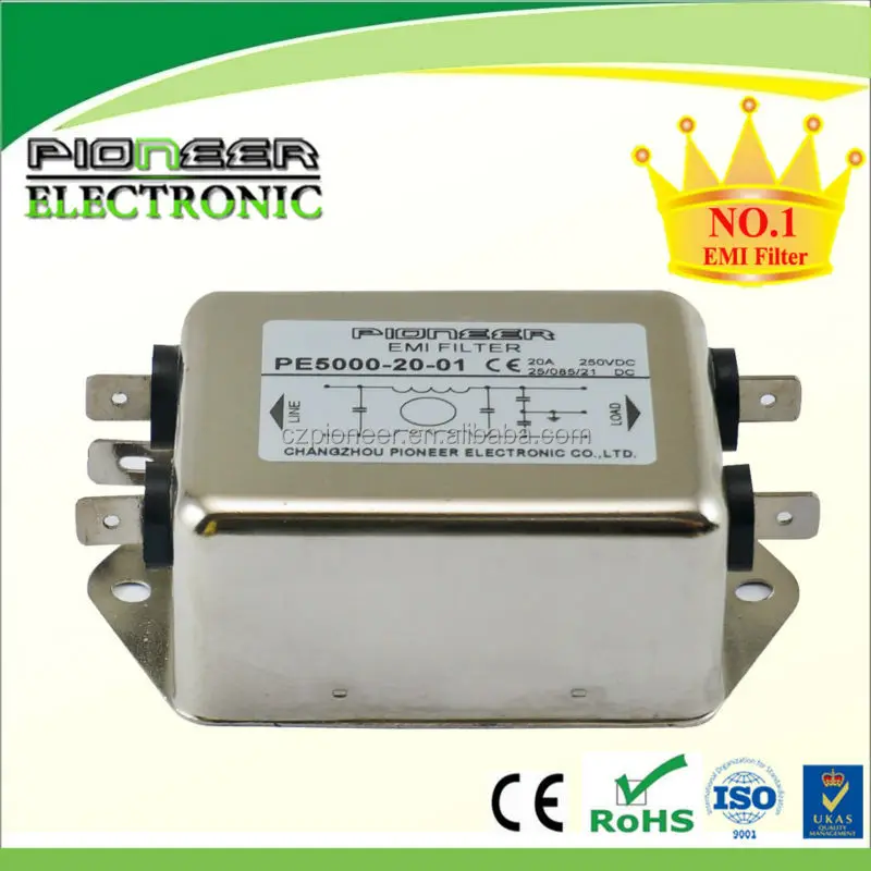 20a 12v 80v 250v Dc Emi Emc Filters Pe5000 Rf Noise Filter Buy Noise