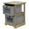 Hot Sell Mini Wooden Craft Storage Units Cabinet With 2 Drawers