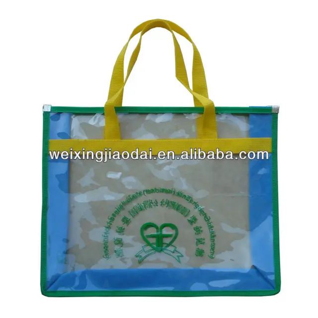 clear plastic beach towel bag beach towl storage tote bag for