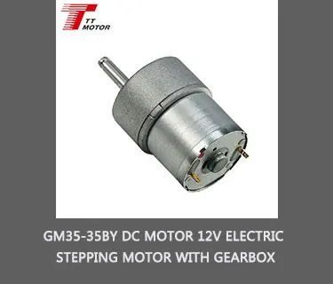GM37-35BY 12v dc stepper motor with 4 phase and 7.5 step angle