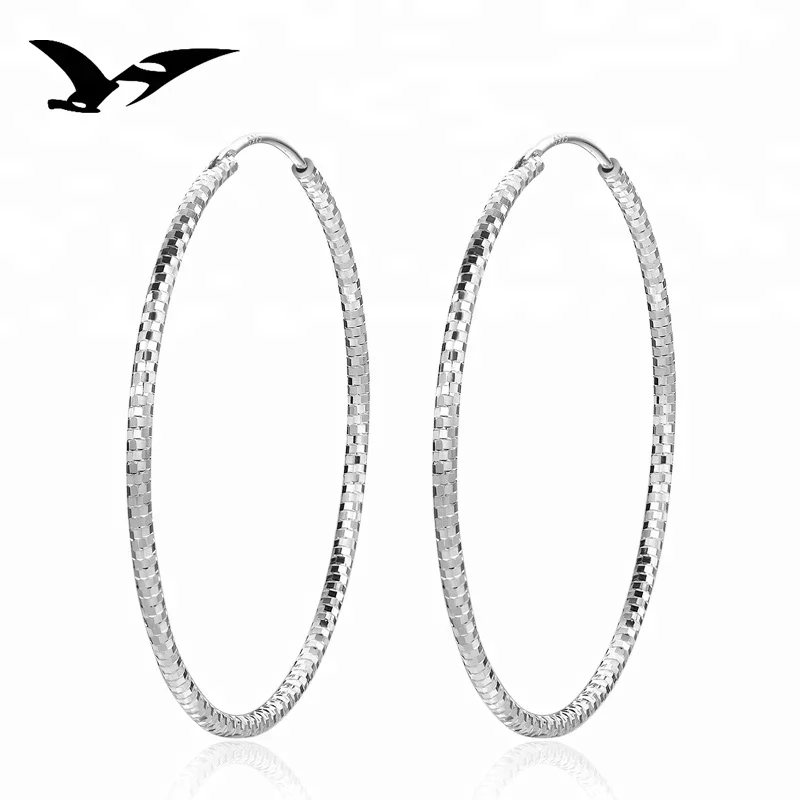 Fashion Women Silver Plated Jewelry Big Small Circle Hoop Earrings Sterling Silver Ear studs Hoop Round Earrings
Fashion Women Silver Plated Jewelry Big Small Circle Hoop Earrings Sterling Silver Ear studs Hoop Round Earrings