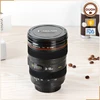 China Factory Promotional Wholesale Creative 24-105mm Camera Lens Shaped 16oz Plastic Coffee Cups Mugs With Lid