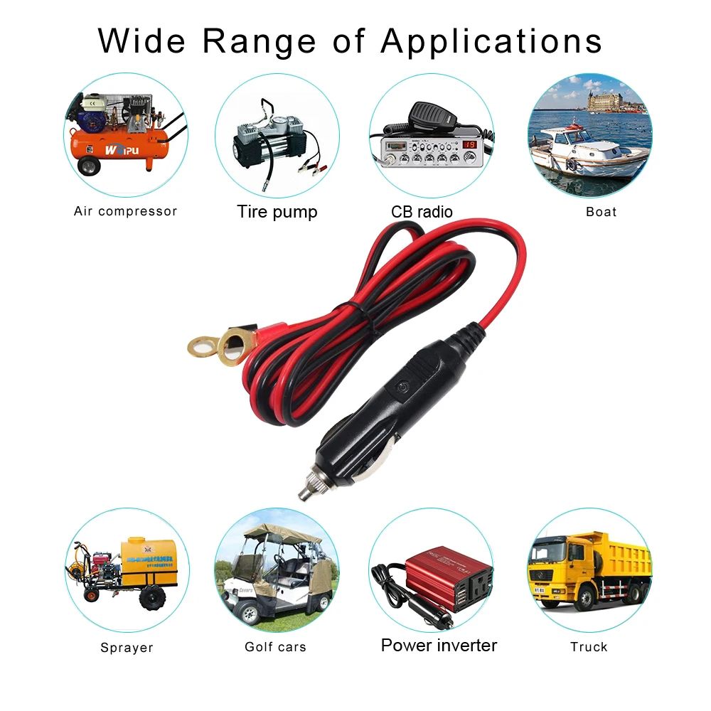 Car Cigarette Lighter Extension Cable