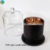yufeng glass candle cloche jar mercury glass pendant light