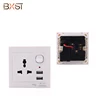 BX-WS005 250V Universal Power Supply Wall Socket Switch with Usb Ports, German Wall Switch and Socket