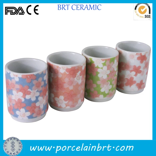charming japanese festival cherry blossom sake cups