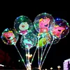 BOBO LED glowing balloon with cartoon characters in it