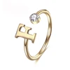 Initial Ring 925 Silver Wholesale Sterling Silver Initial Letter Jewelry For Women Girls