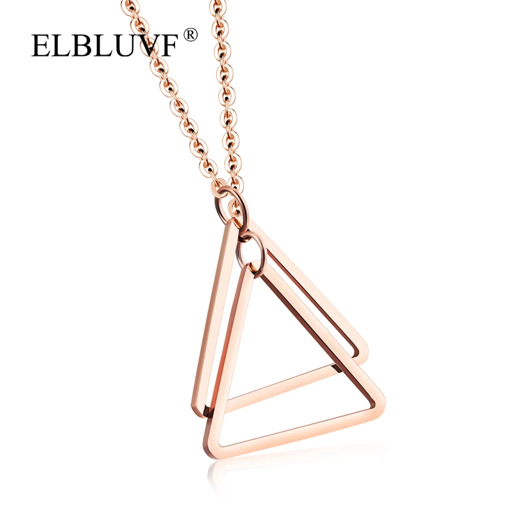 ELBLUVF Free Shipping Stainless Steel Hollow Double Triangle Shape Pendant Necklace Jewelry For Women Girls Ladies, Rose gold
ELBLUVF Free Shipping Stainless Steel Hollow Double Triangle Shape Pendant Necklace Jewelry For Women Girls Ladies, Rose gold