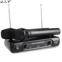 

J.I.Y V2 Professional wireless microphone VHF handheld wireless microphone FM transmitter system