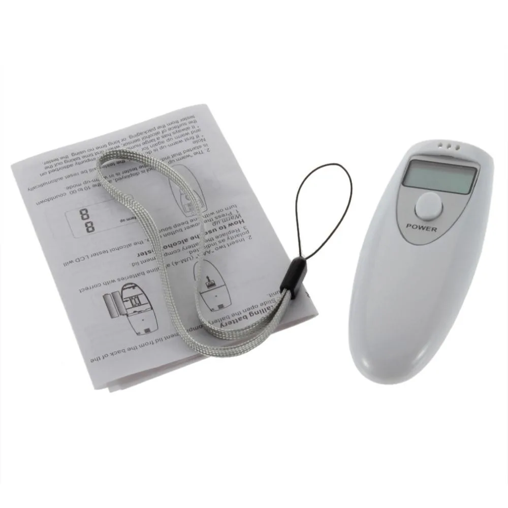 Pocket Digital Alcohol Breath Tester Analyzer Breathalyzer Detector Test Testing
