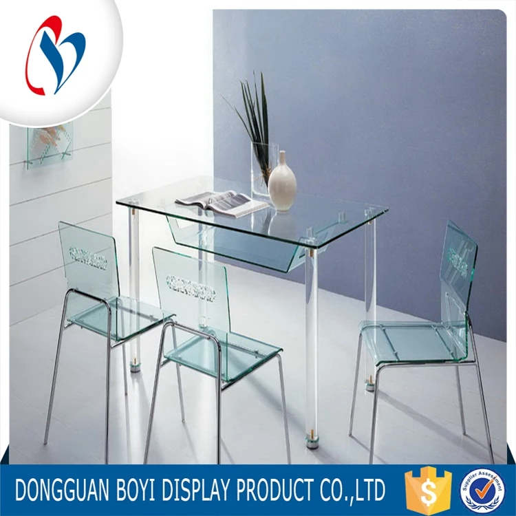 High Quality Acrylic Furniture for Table Custom Clear Acrylic Trunk Table