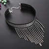 2018 Hot Selling Fashion Statement Jewellery Girls Women Sexy Punk Gothic Tassels Collar Choker Necklace