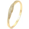 51442 xuping fashion jewelry 14k gold fancy new style indian diamond bangle