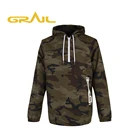 Hot selling professional water repellent custom hooded camo nylon anorak jacket for men