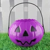 Built-up Purple Halloween Pumpkin Trick or Treat Candy Bucket