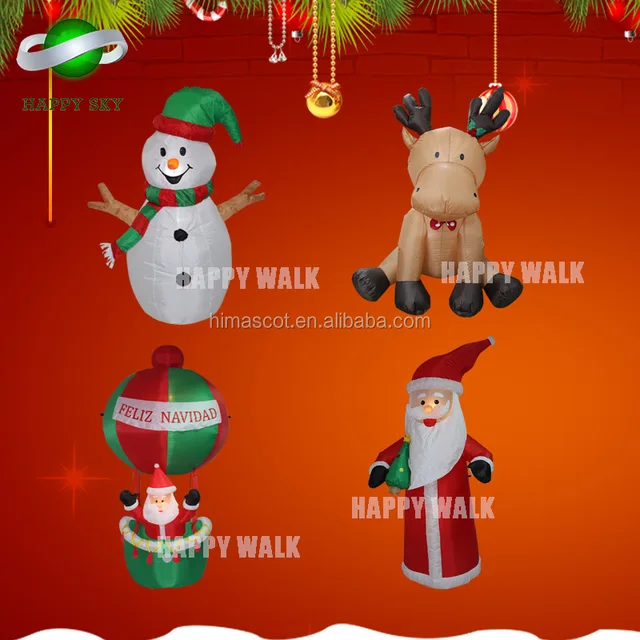 sales santa claus&deer decoration items bulk christmas gifts