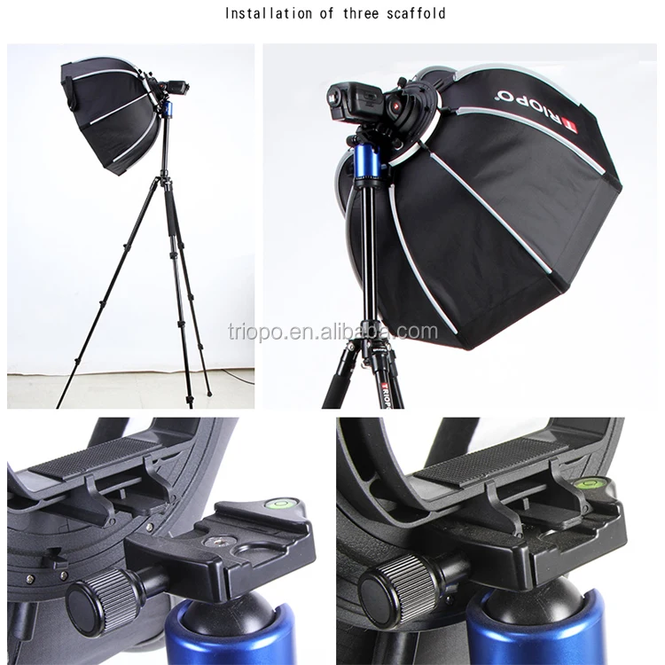 triopo ks65 65cm foldable 8-pole octagon softbox with soft cloth