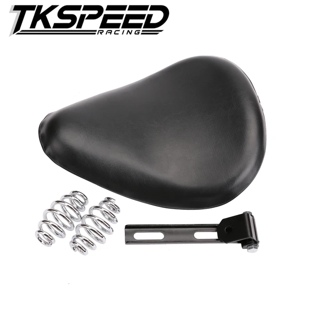 Motorcycle Driver Solo Seat+3" Spring Bracket T-Bar For Harley Custom Chopper Bobber Sportster