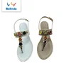 latest design flat sandal pvc jelly shoes for lady