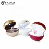 Round shape wooden ring jewelry box LED light gift box for teenager girls wholesale