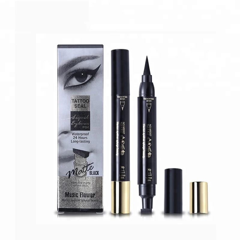 Music Flower Tattoo Seal Matte Black Eye Liner Pen Waterproof Liquid Eyeliner private label
Music Flower Tattoo Seal Matte Black Eye Liner Pen Waterproof Liquid Eyeliner private label