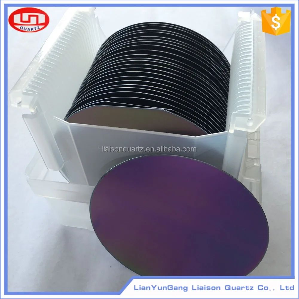 Single Side Polished P Type Single Crystal Silicon Wafer View 6 Inch