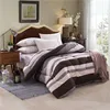 Winter American Bed Striped Style Quilted Comforter