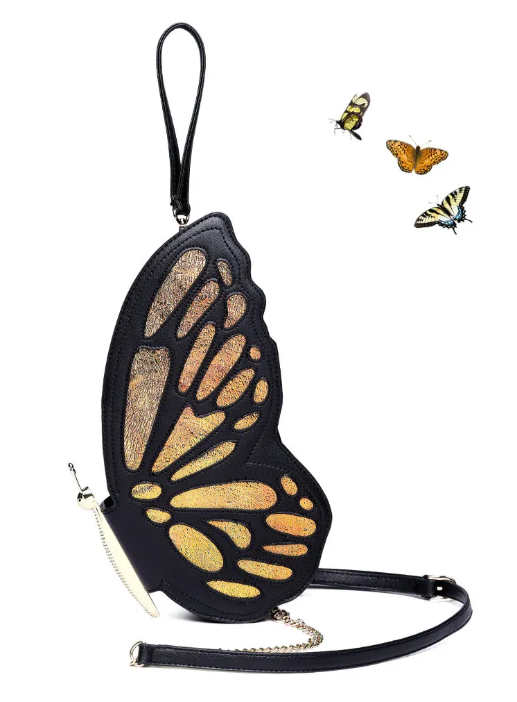 butterfly shaped bag