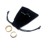 Custom Logo Small Velvet bags Jewelry Drawstring Gift Pouch