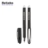 Reliabo Cheap Promotional Custom 1.0Mm Black Color Rubber Coated Gel Pen With Logo