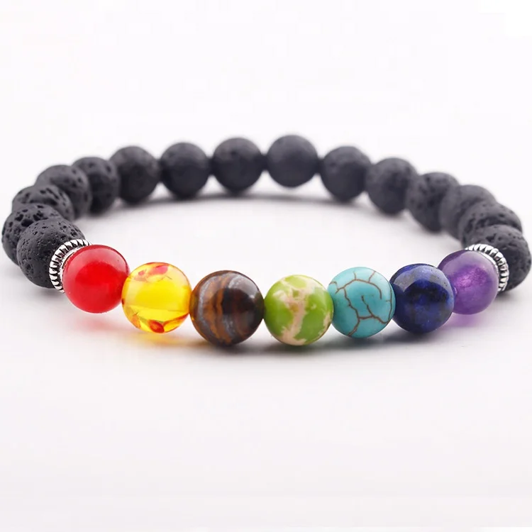Natural Stone Beaded Bracelet Balance Bracelet Yoga Valconic Healing Energy Lava Stone 7 Chakra Diffuser Bracelet
Natural Stone Beaded Bracelet Balance Bracelet Yoga Valconic Healing Energy Lava Stone 7 Chakra Diffuser Bracelet