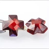 synthetic garnet color faceted zircon loose wholesale gemstone cross