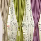 Amazonbasics Blackout Curtain Linen Voile Like Curtain Fabric By The Metre Uk