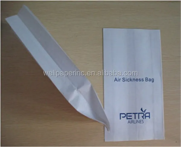 customize quality airsickness bag / paper garbage bag / sanitary