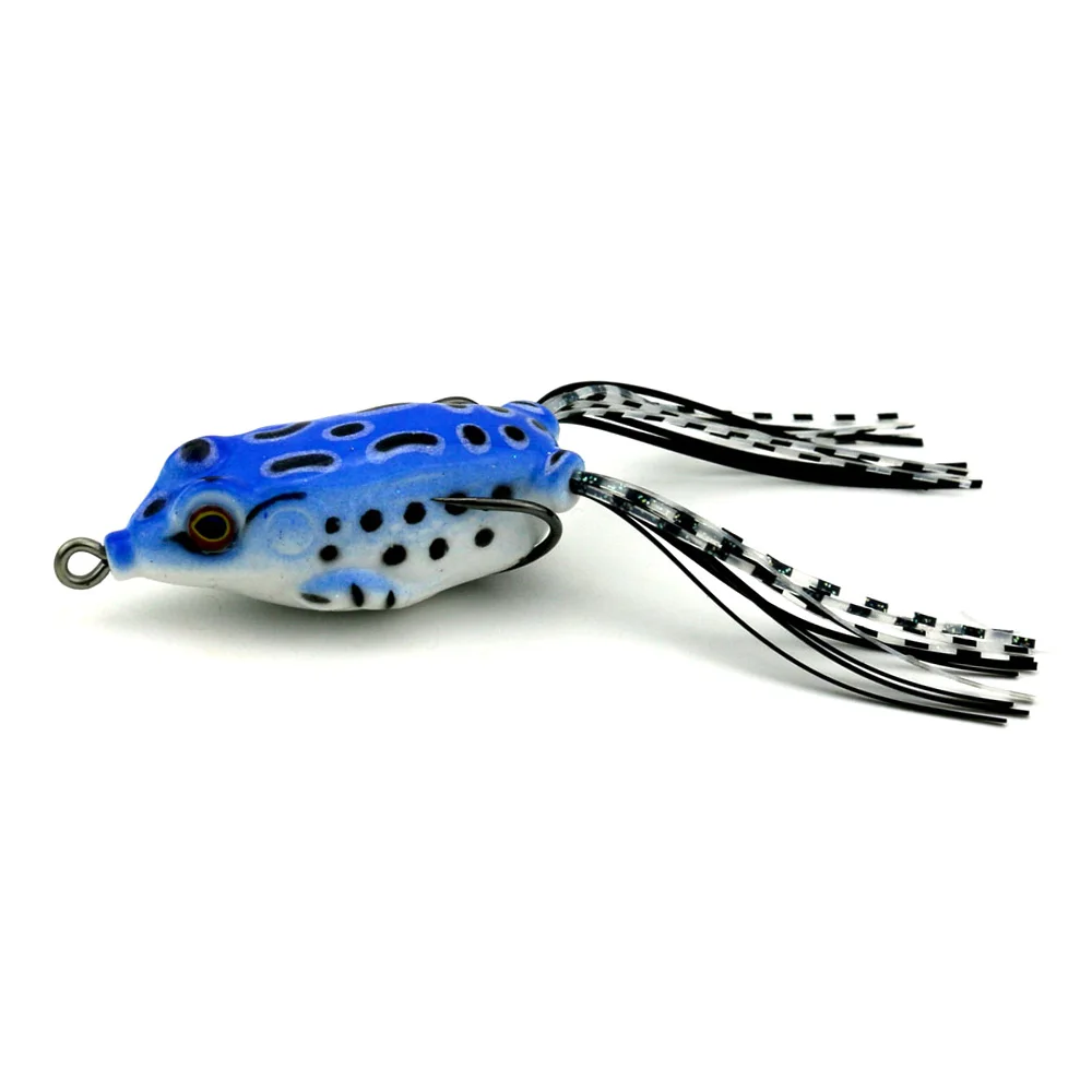 Frog Lure Fishing Lures Treble Hooks Top water Ray Frog Artificial Soft Bait, As picture
Frog Lure Fishing Lures Treble Hooks Top water Ray Frog Artificial Soft Bait, As picture