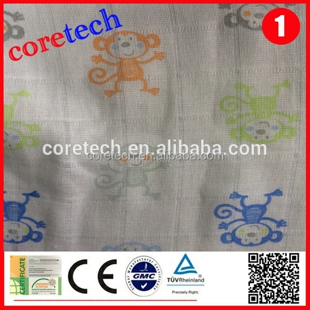 Washable comfortable cheap muslin fabric, muslin gauze fabric