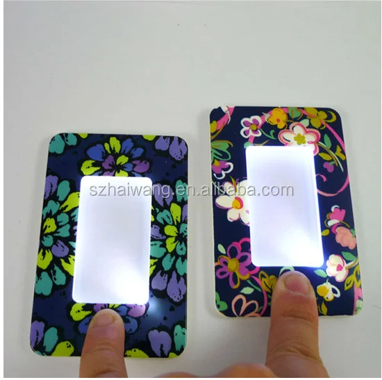 promotional gift magnifier lens with led light