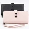 2018 hand hold cheap leather vogue women lady leather wallet women