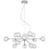 Glass Ball Chandelier Lighting LED Pendant Light Hanging Lamp for Restaurant Home Decor